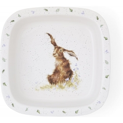 Royal Worcester Wrendale Designs Hare Square Dish