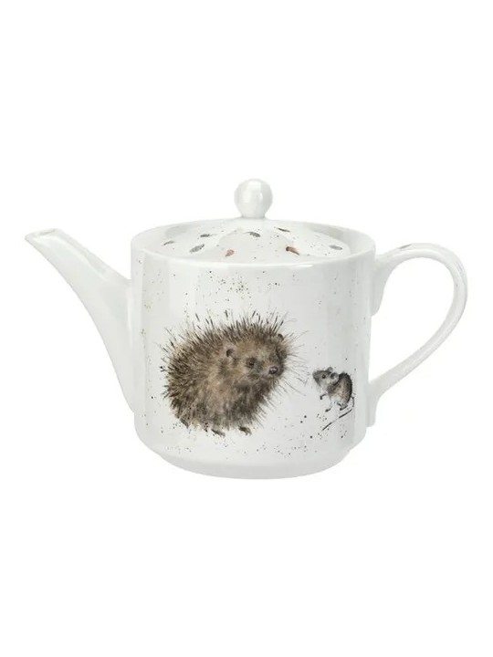 Royal Worcester Wrendale Designs teekann Hedgehog & Mouse