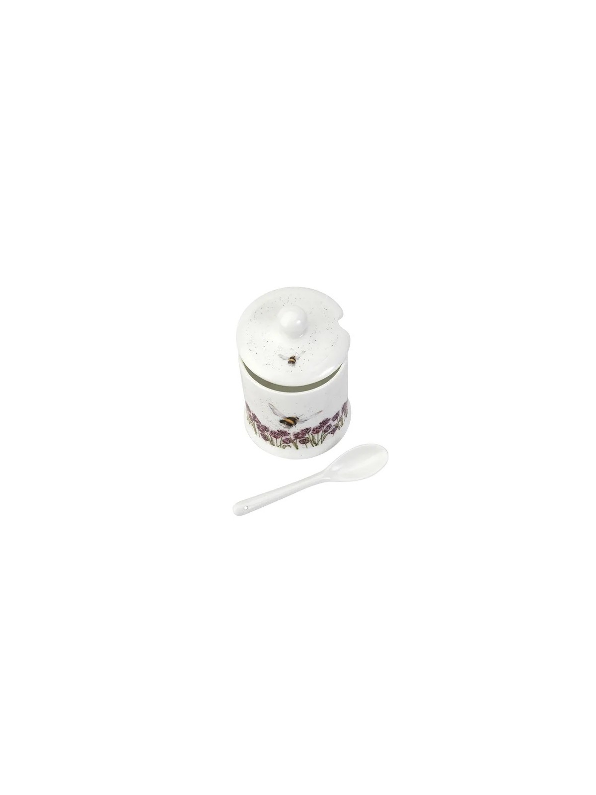 Royal Worcester Wrendale Designs säilituspurk lusikaga Bumble Bee