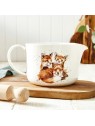 Royal Worcester Wrendale Designs segamiskann Foxes
