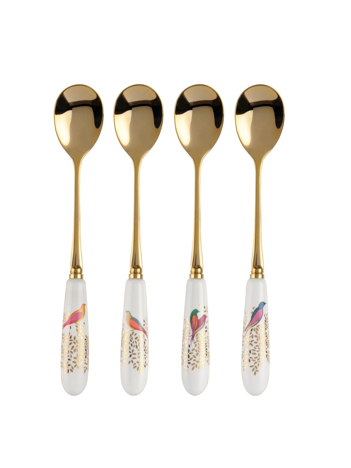 Portmeirion Sara Miller Chelsea Set of 4 Tea Spoons
