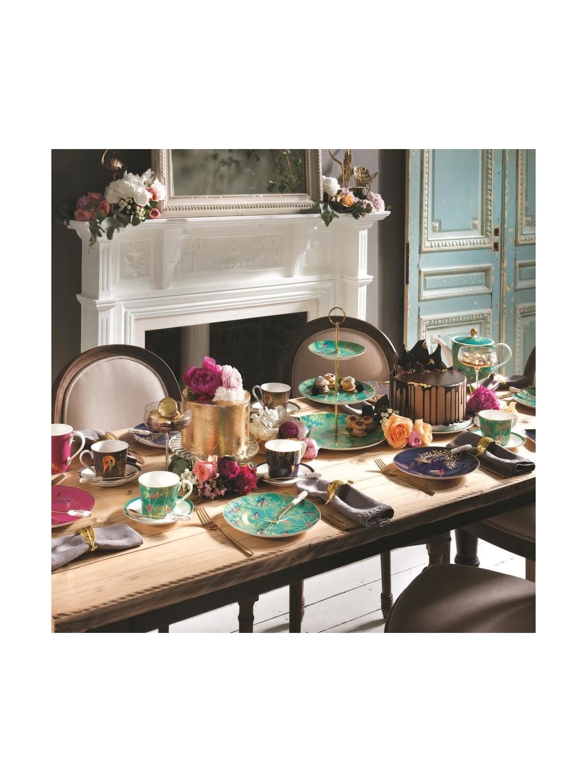 Portmeirion Sara Miller London Chelsea koogikahvlid 4 tk