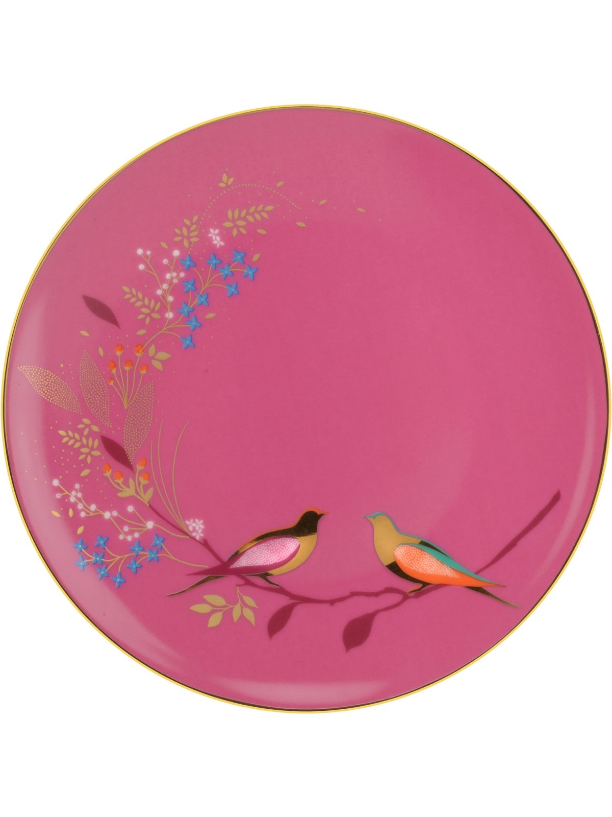 Portmeirion Sara Miller London Chelsea Cake Plate, Pink