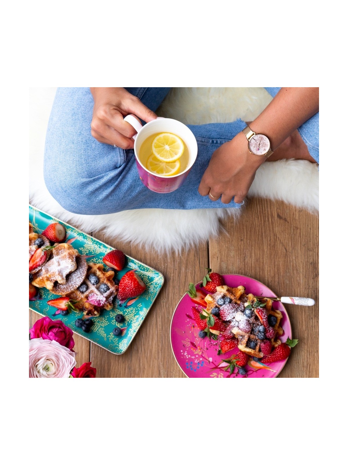 Portmeirion Sara Miller London Chelsea kruus, roosa