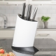 Global Knife Block 9 + 1, White