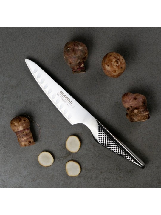 Global Chef's knife olive ground 13 cm