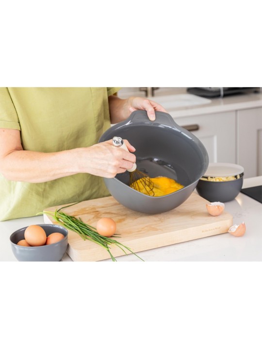 KitchenAid komplekts ar 3 maisīšanas bļodām, Empire Red