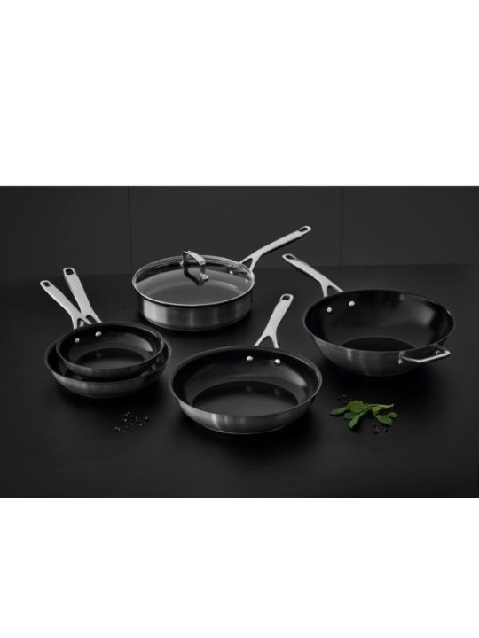 Morsø Wok panna 79NORD, nerūsējošs tērauds/nepiedegoša keramika