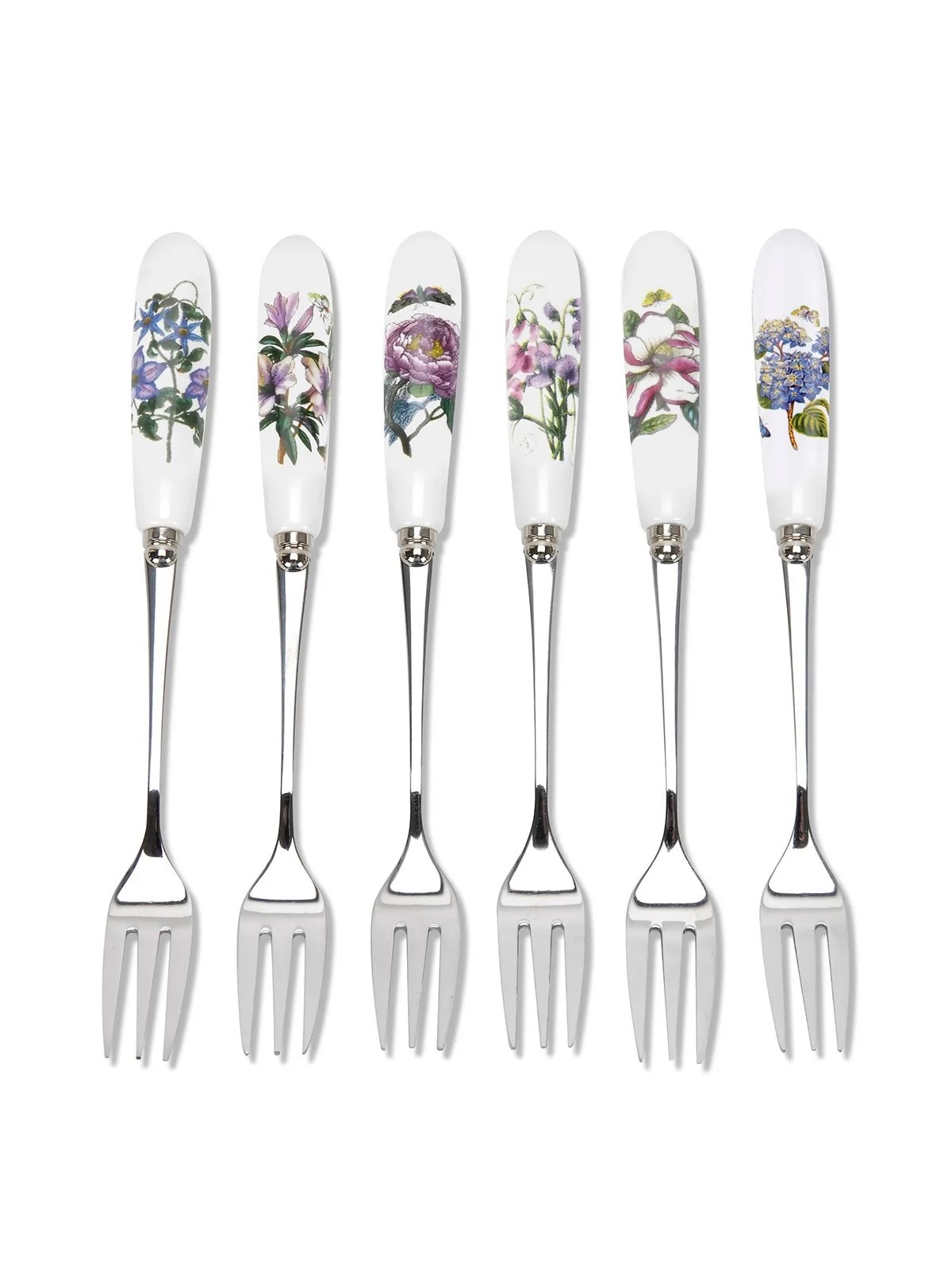 Portmeirion Botanic Garden Set of 6 Pastry Forks