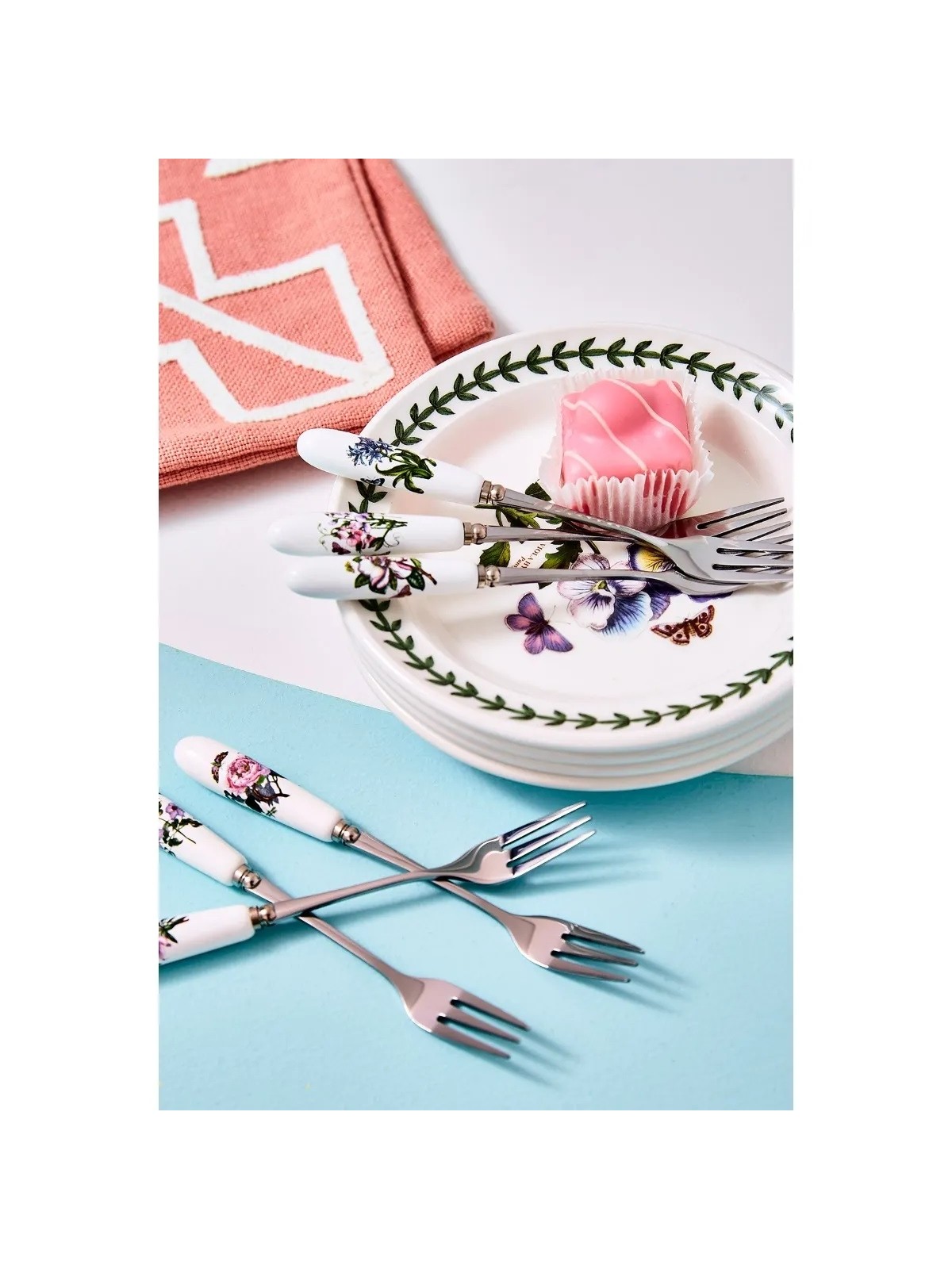 Portmeirion Botanic Garden Set of 6 Pastry Forks