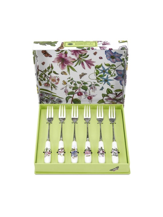 Portmeirion Botanic Garden Set of 6 Pastry Forks