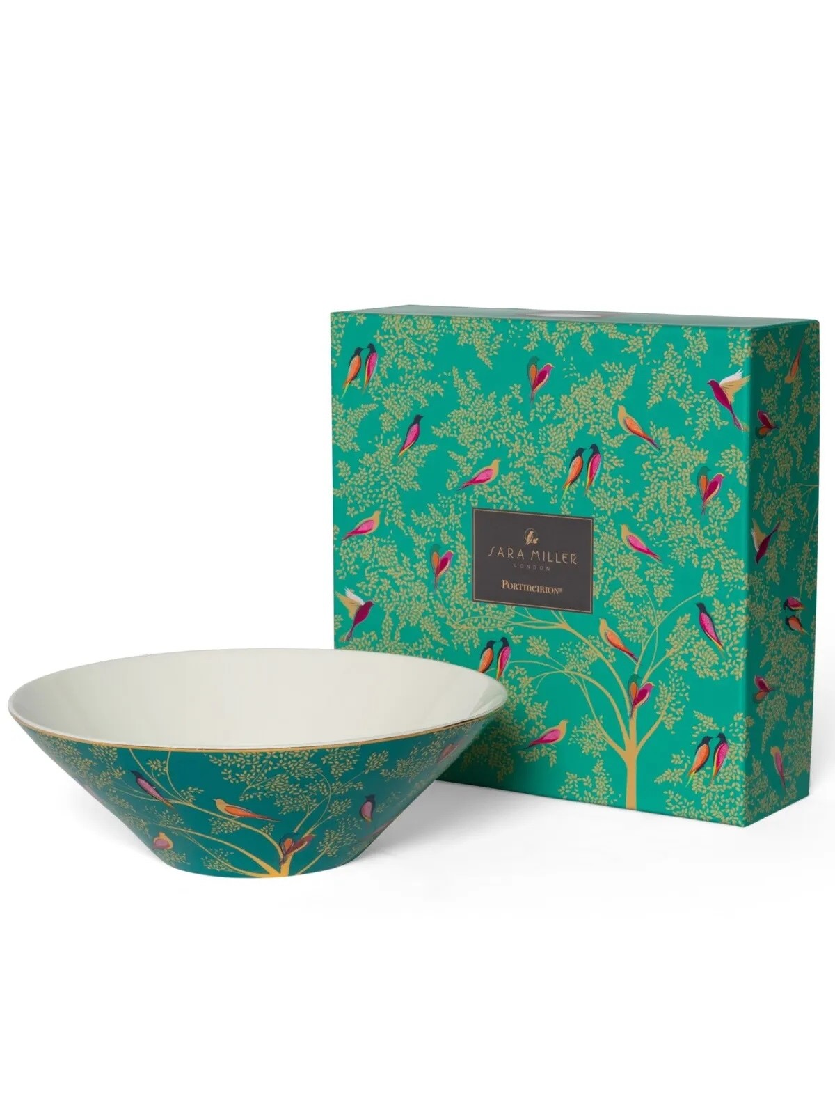 Portmeirion Sara Miller London Chelsea bļoda, zaļa