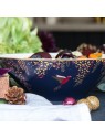 Portmeirion SSara Miller Chelsea Salad Bowl, Navy