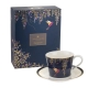 Portmeirion Sara Miller Chelsea Teacup & Saucer, Navy