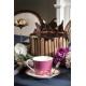 Portmeirion Sara Miller Chelsea Teacup & Saucer, Pink