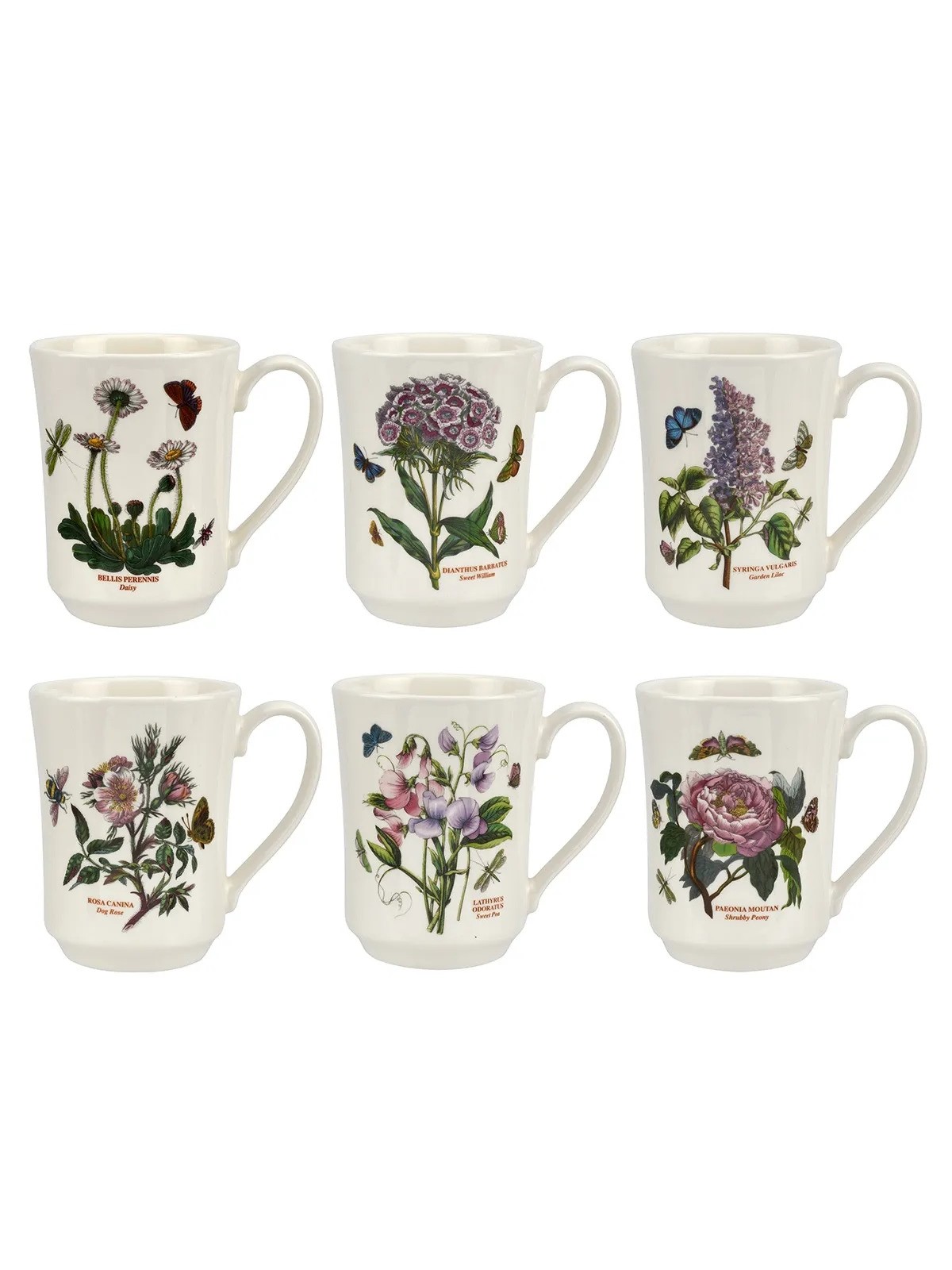 Portmeirion Botanic Garden Flared Tankard Mugs, different pictures