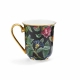 Spode kruus Creatures of Curiosity Black Floral 0,34 l