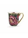 Spode Creatures of Curiosity Black Floral Mug