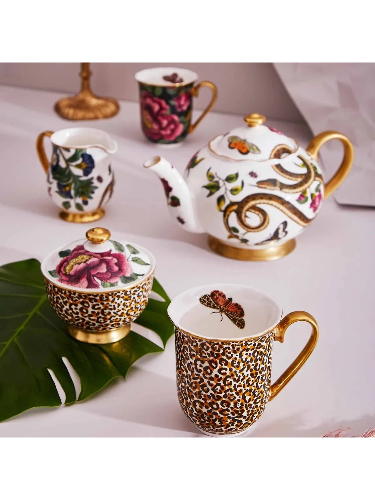 Spode krūze Creatures of Curiosity Leopard Print, 0,34 l