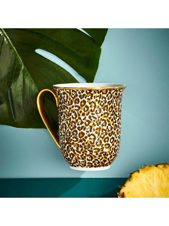 Spode krūze Creatures of Curiosity Leopard Print, 0,34 l