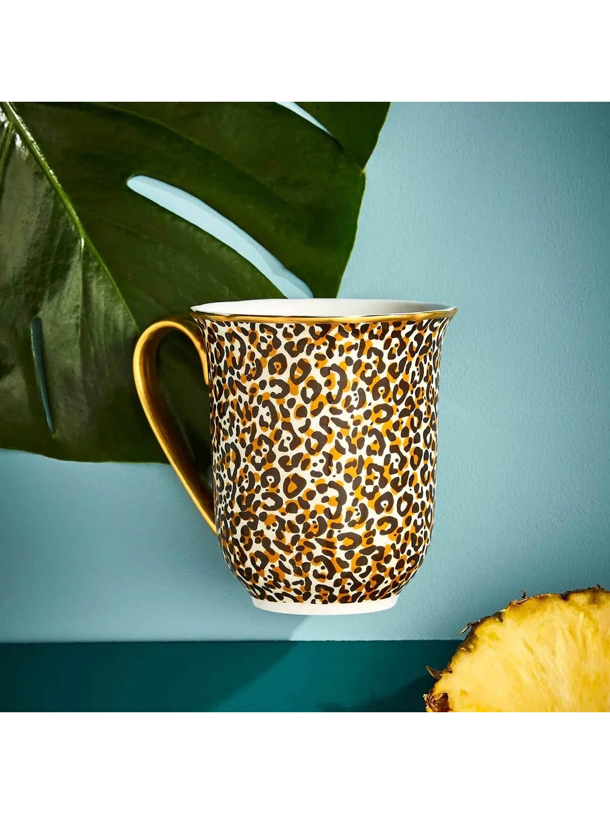 Spode Creatures of Curiosity Leopard Print Mug