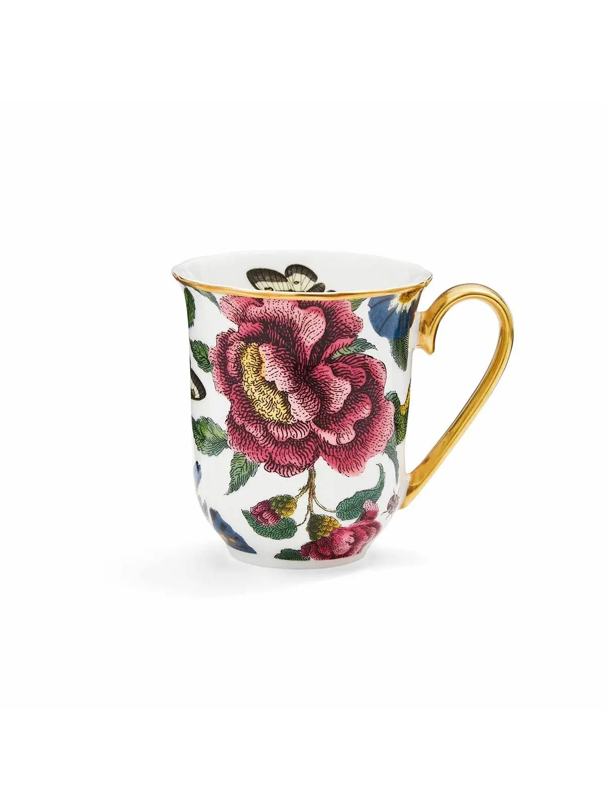 Spode Creatures of Curiosity White Floral Mug