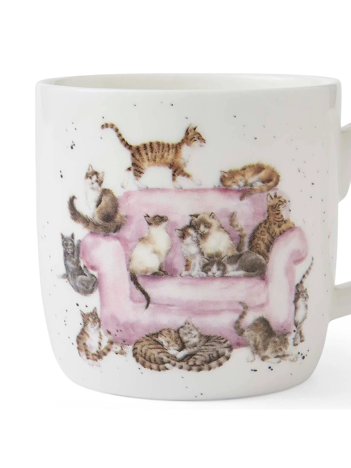 Royal Worcester Wrendale Designs Cattitude Mug (cats), 0,31 l