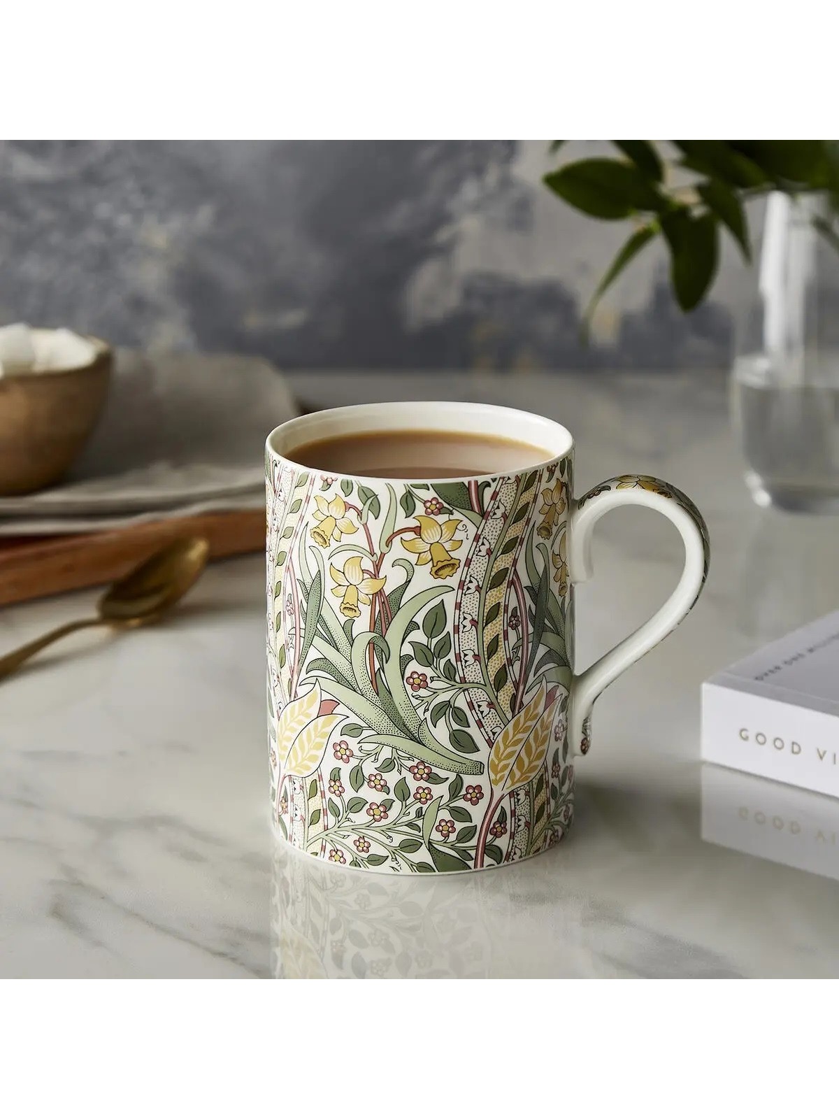 Spode krūze Morris & Co,  Daffodil, 0,34 l