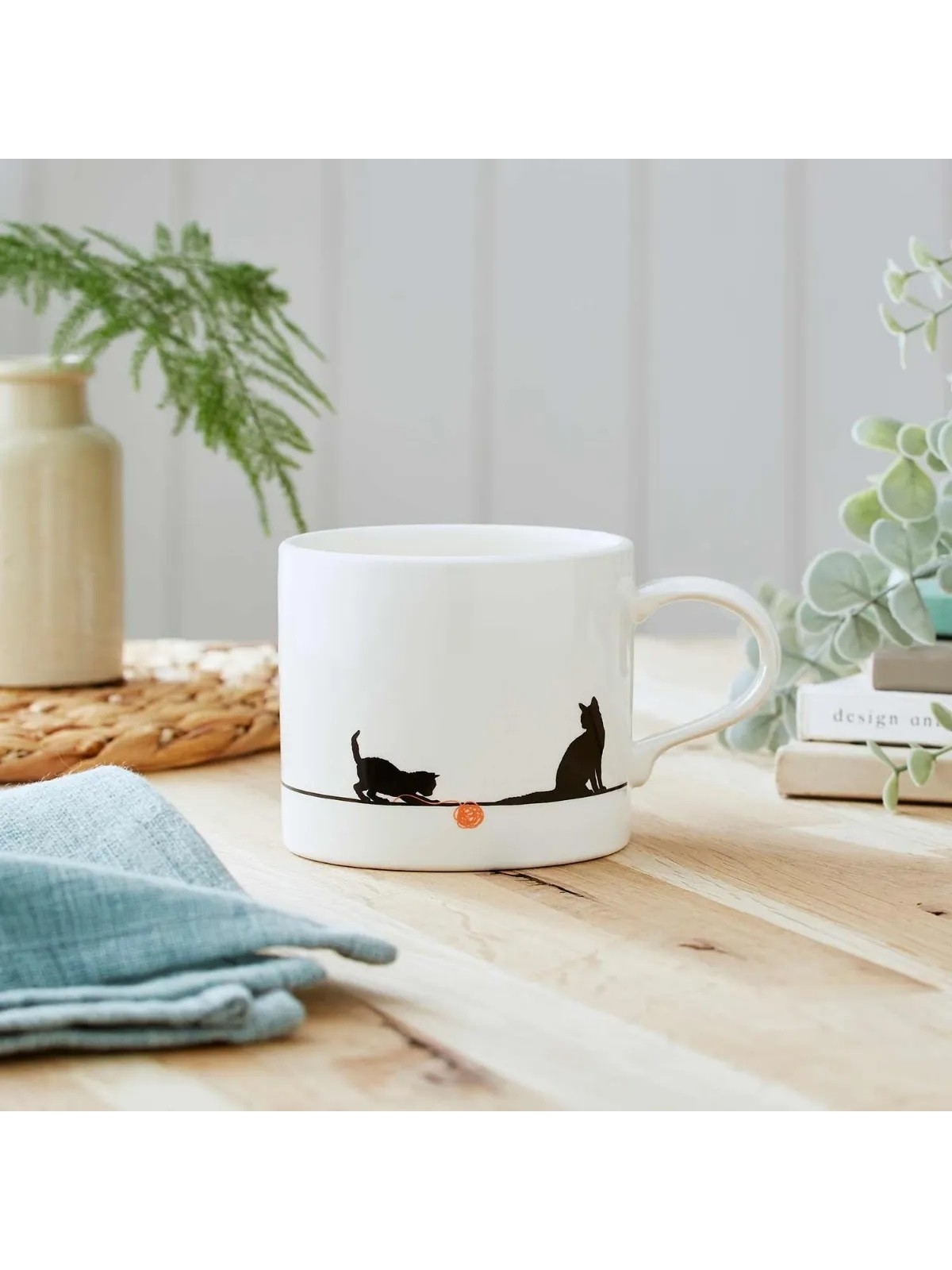 Portmeirion kruus Meirion Silhouette Cat Mug, 0,4 l