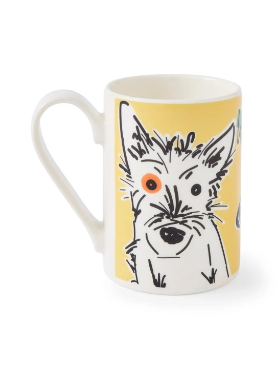 Portmeirion Mug Meirion Dog Mug, Bright Yellow