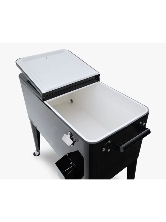 PermaSteel 75 litrų šaldytuvas – juodas