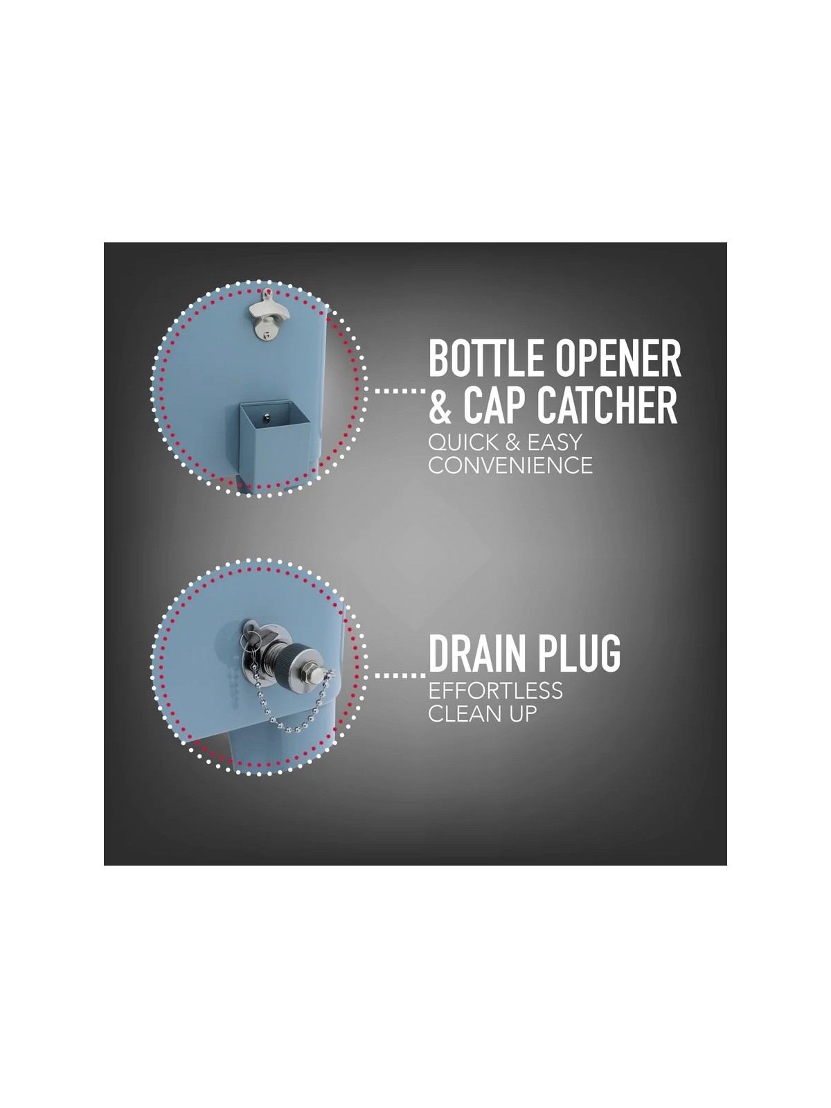 PermaSteel ratastel külmakast jalgadegl, 75 l, must