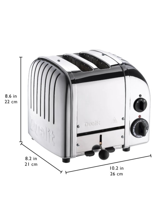 Dualit röster NewGen Classic 2- viilule, hõbedane