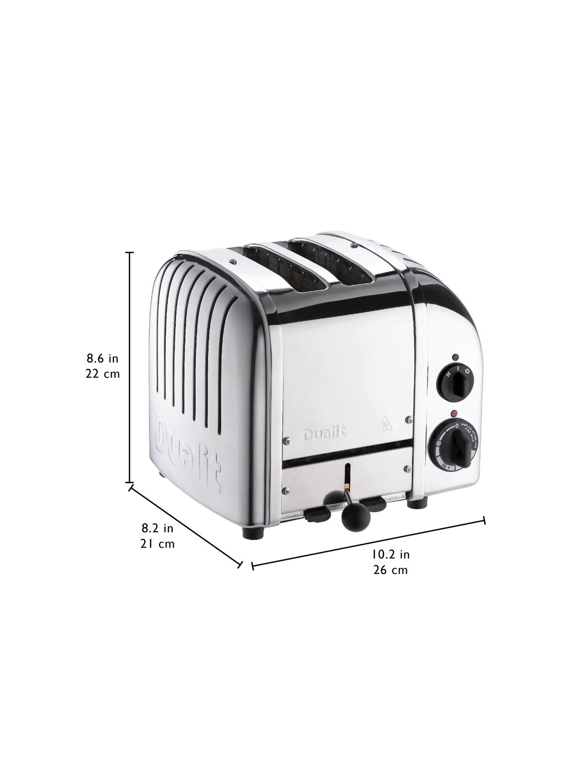 Dualit röster NewGen Classic 2- viilule, hõbedane