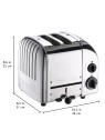 Dualit 2 šķēļu tosteris NewGen Classic, sudrabs