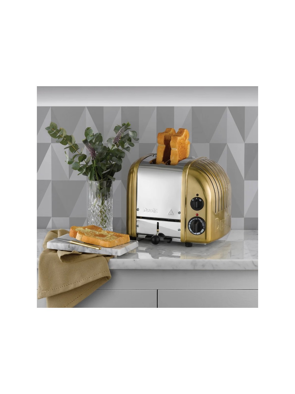 Dualit 2 riekių NewGen Classic skrudintuvas – žalvarinė