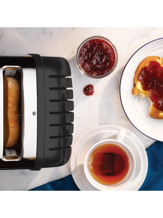 Dualit 2+1 riekių Vario Classic skrudintuvas – matinė juoda