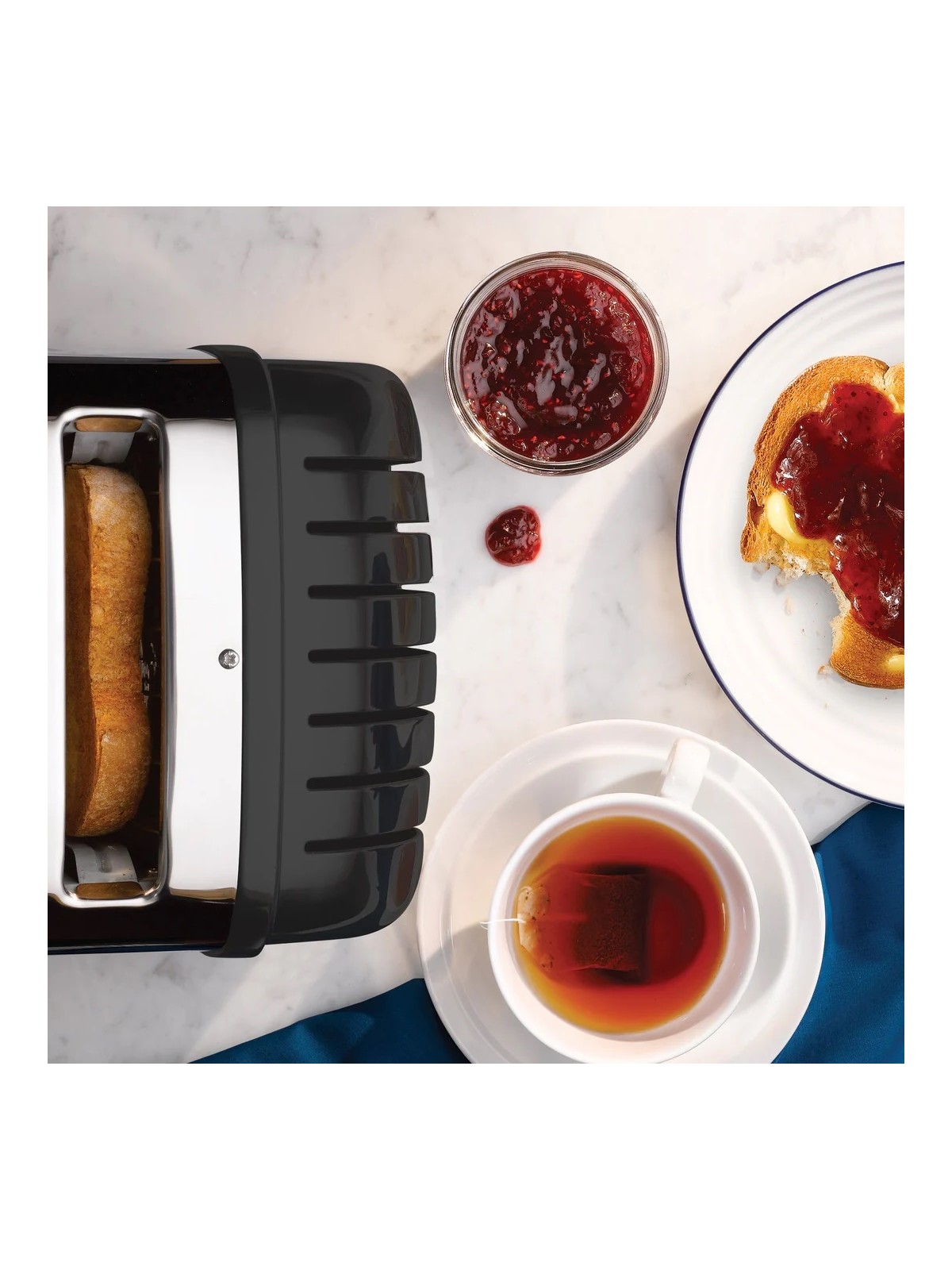 Dualit röster Classic 2+1 Combi, matt must