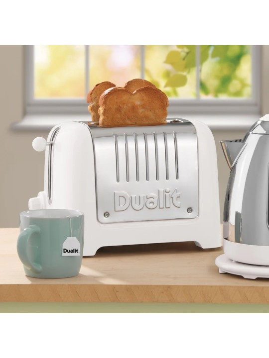 Dualit Lite 2 riekių skrudintuvas - balta