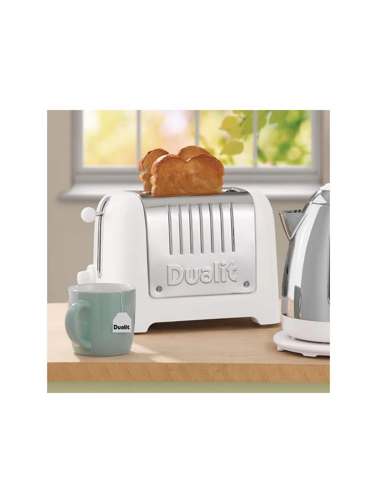 Dualit röster Lite 2- viilule, valge