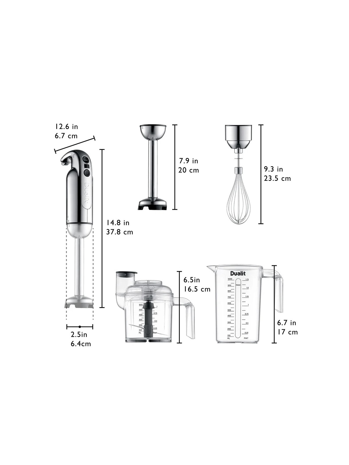 Dualit Hand Blender, Polished