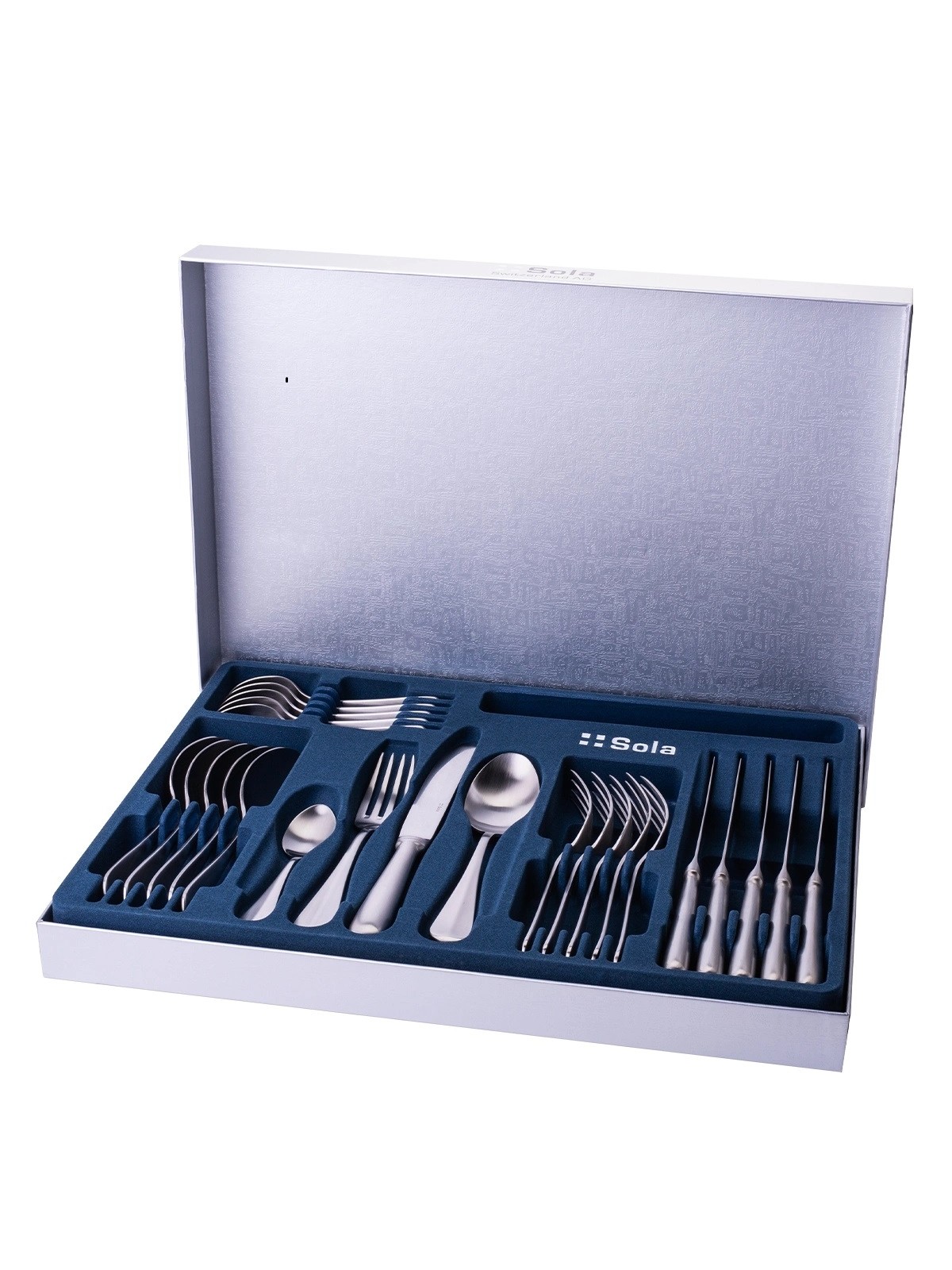 Sola Baguette Elite Cutlery Set 24 Pieces, satin