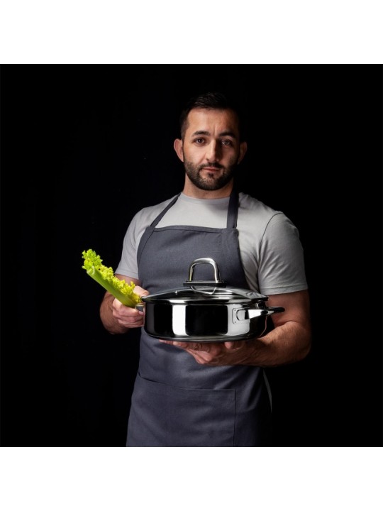 Sola Frypan / Gratin Pan with Lid - Saturn Lunasol