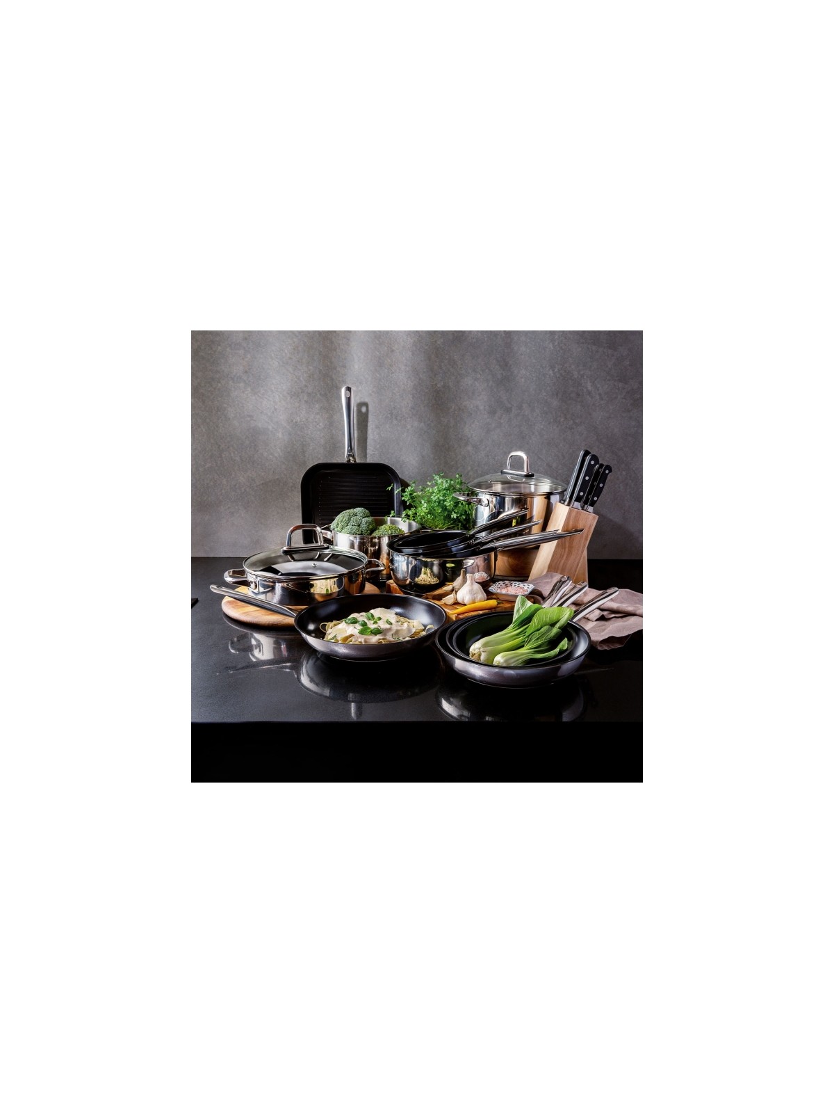 Sola kastrul Saturn Lunasol, roostevaba/ non- stick