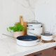Sola Frying pan with titanium surface cream - Saturn Terra Lunasol