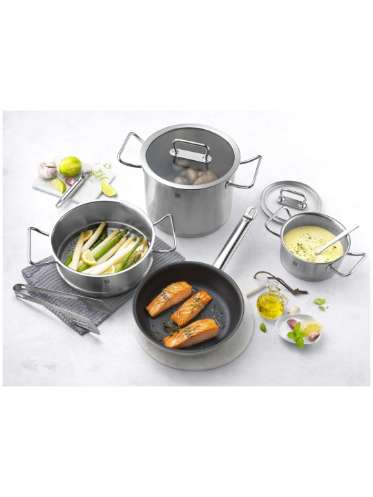 Zwilling Stainless Steel Frying pan silver-black Pro