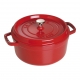 Staub čuguna katls apaļš, 24 cm/3,8 l
