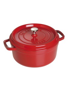 Staub čuguna katls apaļš, 24 cm/3,8 l