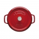 Staub čuguna katls apaļš, 24 cm/3,8 l