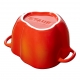 Staub pepper ceramic Cocotte 11 cm, orange-red